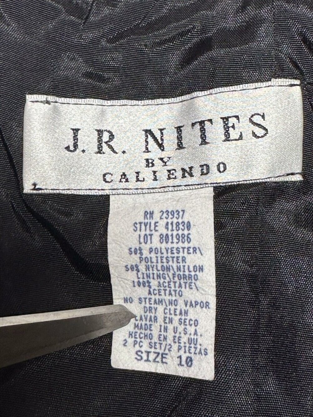 J.R. Nites By Caliendo Embroidered Corset Sz 10 Y2K Witchy Goth Whimsy Coquette - Picture 4 of 4